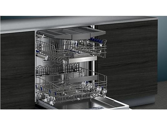 Lavavajillas integrable - Siemens SN75ZX07CE, 14 servicios, 6 programas, 58.9 cm, VarioSpeed+, Sin panelar