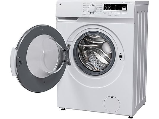 Lavadora carga frontal - ok. OWM 7123 A INV, 7 kg, 1400 rpm, 15 Programas, Motor Inverter, Función vapor, Blanco