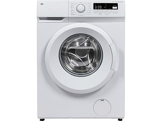 Lavadora carga frontal - ok. OWM 7123 A INV, 7 kg, 1400 rpm, 15 Programas, Motor Inverter, Función vapor, Blanco