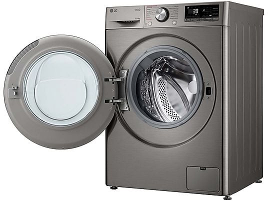 Lavadora secadora - LG F4DR7011AGS, 11kg / 6kg, 1400 rpm, 14 programas, AI Direct Drive ™, Steam™, Inox antihuellas