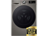 Lavadora secadora - LG F4DR7011AGS, 11kg / 6kg, 1400 rpm, 14 programas, AI Direct Drive ™, Steam™, Inox antihuellas