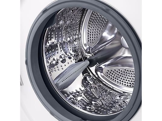 Lavadora carga frontal - LG F4X1009NWK, 9 kg, 1400 rpm, 10 programas, AI Direct Drive™, ThinQ™, Blanco Marfil