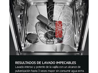 Lavavajillas - AEG FFB75717PM, 14 servicios, 9 programas, 60 cm, Tercera bandeja, AirDry, Inox Antihuellas