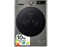 Lavadora secadora - LG F4DR7009AGS, Serie 700, 9 kg/6 kg, 1400 rpm, 14 programas, Inox antihuellas