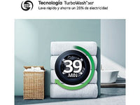 Lavadora secadora - LG F4DR7009AGS, Serie 700, 9 kg/6 kg, 1400 rpm, 14 programas, Inox antihuellas