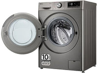 Lavadora secadora - LG F4DR7009AGS, Serie 700, 9 kg/6 kg, 1400 rpm, 14 programas, Inox antihuellas