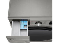 Lavadora secadora - LG F4DR7009AGS, Serie 700, 9 kg/6 kg, 1400 rpm, 14 programas, Inox antihuellas