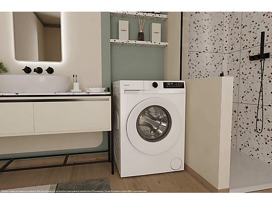 Lavadora carga frontal - Candy GD 4105-S ProWash 300, 10 kg, 1400 rpm, 16 programas, Blanco
