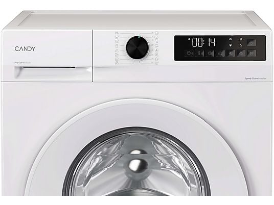 Lavadora carga frontal - Candy GD 4105-S ProWash 300, 10 kg, 1400 rpm, 16 programas, Blanco