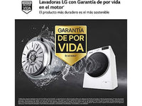 Lavadora carga frontal - LG F4WR5510A0W, Serie 550, 10 kg, 1400 rpm, 14 Programas, AI Direct Drive™, Steam™, Autodosificación, Blanco