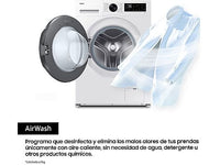 Lavadora secadora - Samsung WD90DG5G34BEEC, 9kg/5kg 1400 rpm, 13 programas, AI Ecobubble™ Clase E/A-10%, fondo reducido, Blanco