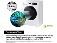 Lavadora secadora - Samsung WD90DG5G34BEEC, 9kg/5kg 1400 rpm, 13 programas, AI Ecobubble™ Clase E/A-10%, fondo reducido, Blanco