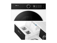 Lavadora carga frontal - Hisense WF5I1045BWQ , 10.5 kg, 1400 RPM, 18 programas, Fondo reducido 55.5 cm, Autodosificación, Blanco