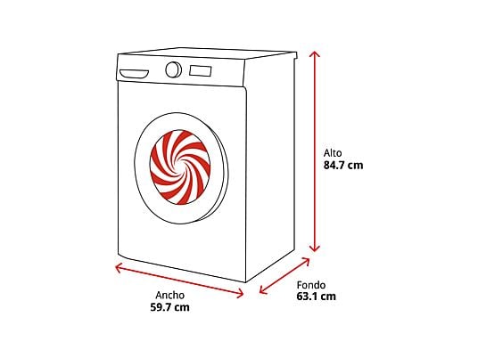 Lavadora carga frontal - AEG LFR7314O4C, 10 kg, 1400 rpm, 12 programas, Función Vapor, Tambor Care, PreciseWash, Blanco