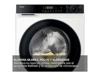 Lavadora carga frontal - Haier X5 Series HW90-BP14357TUIB, 9kg, 1400rpm, Motor Inverter, Wi-Fi, Blanco