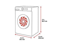 Lavadora secadora - AEG LWR7304L4B, 11 kg + 7 kg, 1400 rpm, ProSteam, Higiene con Vapor, Blanco