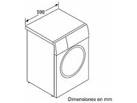 Lavadora carga frontal - BALAY 3TS382B, 8 Kg, 1200 rpm, 15 programas, Blanco