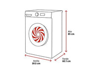 Lavadora secadora - Candy GWD 4968-S, 9kg/6kg, Motor Inverter SpeedDrive, 16 Programas, AI Silent Motion, Blanco