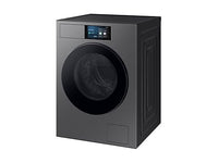 Lavadora carga frontal - Samsung Bespoke AI WF90F09C4SU3, 9 kg, 1400 rpm, 24 programas, Autodosificación, Clase A, Control por voz, Grafito