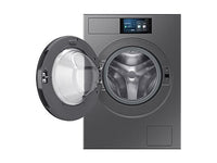 Lavadora carga frontal - Samsung Bespoke AI WF90F09C4SU3, 9 kg, 1400 rpm, 24 programas, Autodosificación, Clase A, Control por voz, Grafito