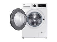 Lavadora carga frontal - Samsung WW90CGC04DAEEC, 9 kg, 1400 rpm, EcoBubble™, Función WiFi con SmartThings, Blanco