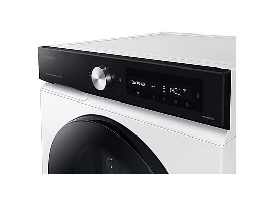 Lavadora carga frontal - Samsung WW11DB7B94GEU3, 11 kg, 1400 rpm, Autodosificación, AI EcoBubble™, Función WiFi con SmartThings™, Blanco