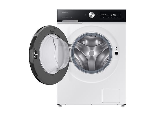 Lavadora carga frontal - Samsung WW11DB7B94GEU3, 11 kg, 1400 rpm, Autodosificación, AI EcoBubble™, Función WiFi con SmartThings™, Blanco