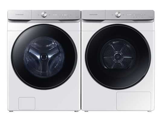 Lavadora carga frontal - Samsung WF20DG8650BWU3, 20 kg, 1100rpm, 20 programas, Blanco