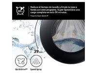 Lavadora carga frontal - Samsung WW11DB7B94GEU3, 11 kg, 1400 rpm, Autodosificación, AI EcoBubble™, Función WiFi con SmartThings™, Blanco