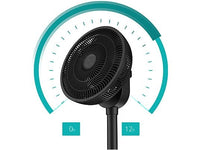 Duux Whisper Flex 2 Smart Statiefventilator Zwart – Slimme Statiefventilator met App – 30 Standen