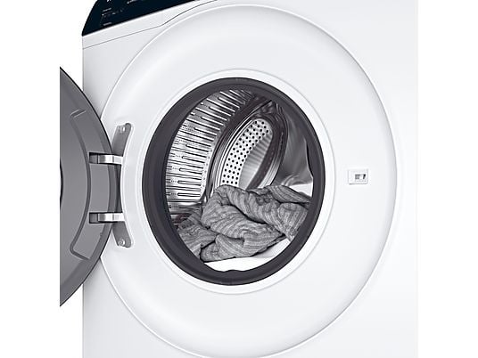 Lavadora carga frontal - Haier I-Pro Series 3 HW90-BP14939-S, 9kg, 1400rpm, Función Vapor, Motor Inverter BPM, Antibacterias, Blanco