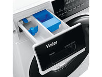 Lavadora carga frontal - Haier I-Pro Series 3 HW90-BP14939-S, 9kg, 1400rpm, Función Vapor, Motor Inverter BPM, Antibacterias, Blanco
