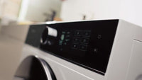 Lavadora carga frontal - Hisense WF5I1045BWQ , 10.5 kg, 1400 RPM, 18 programas, Fondo reducido 55.5 cm, Autodosificación, Blanco
